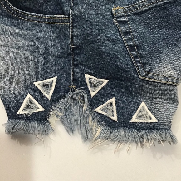Anthropologie Bird Label Jean Shorts - Picture 7 of 11